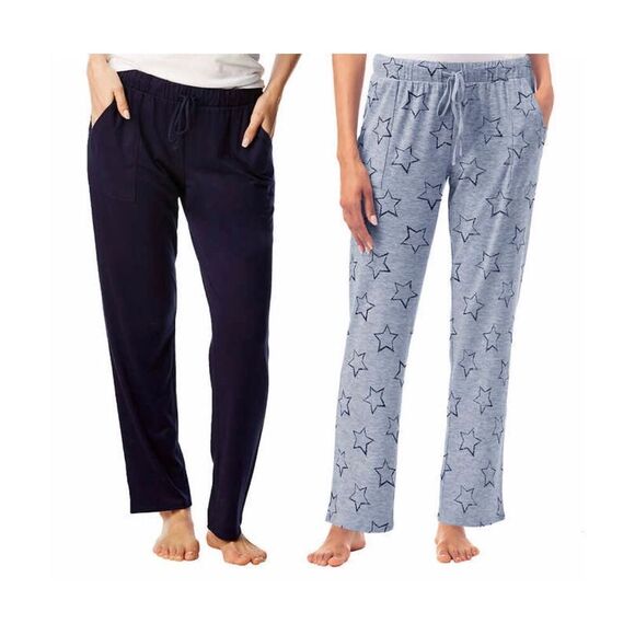 LUCKY BRAND 2-Pack Pajama Pants Women's Size Small Lounge Drawstring Pockets NWT - Picture 7 of 8